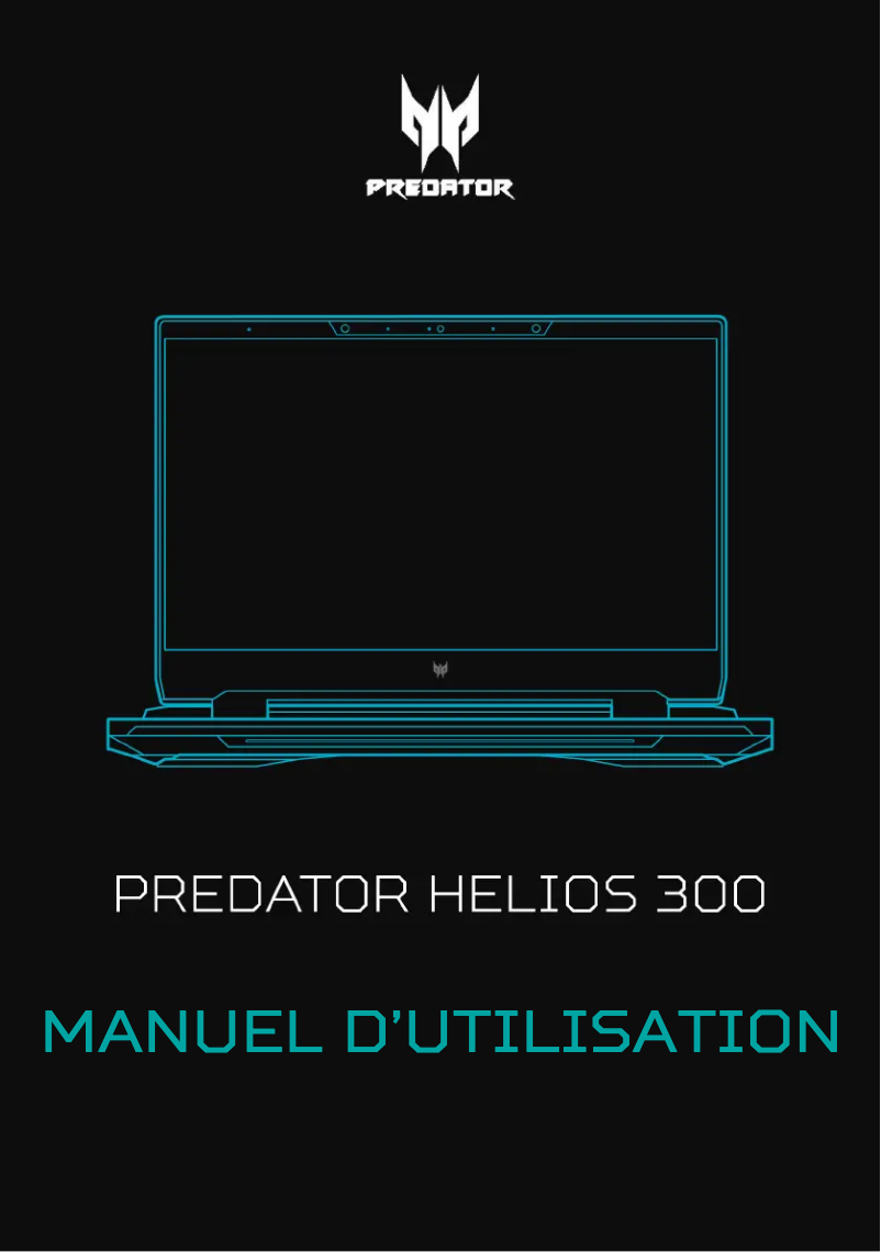 Image de la première page du manuel de l'appareil Predator Helios 300