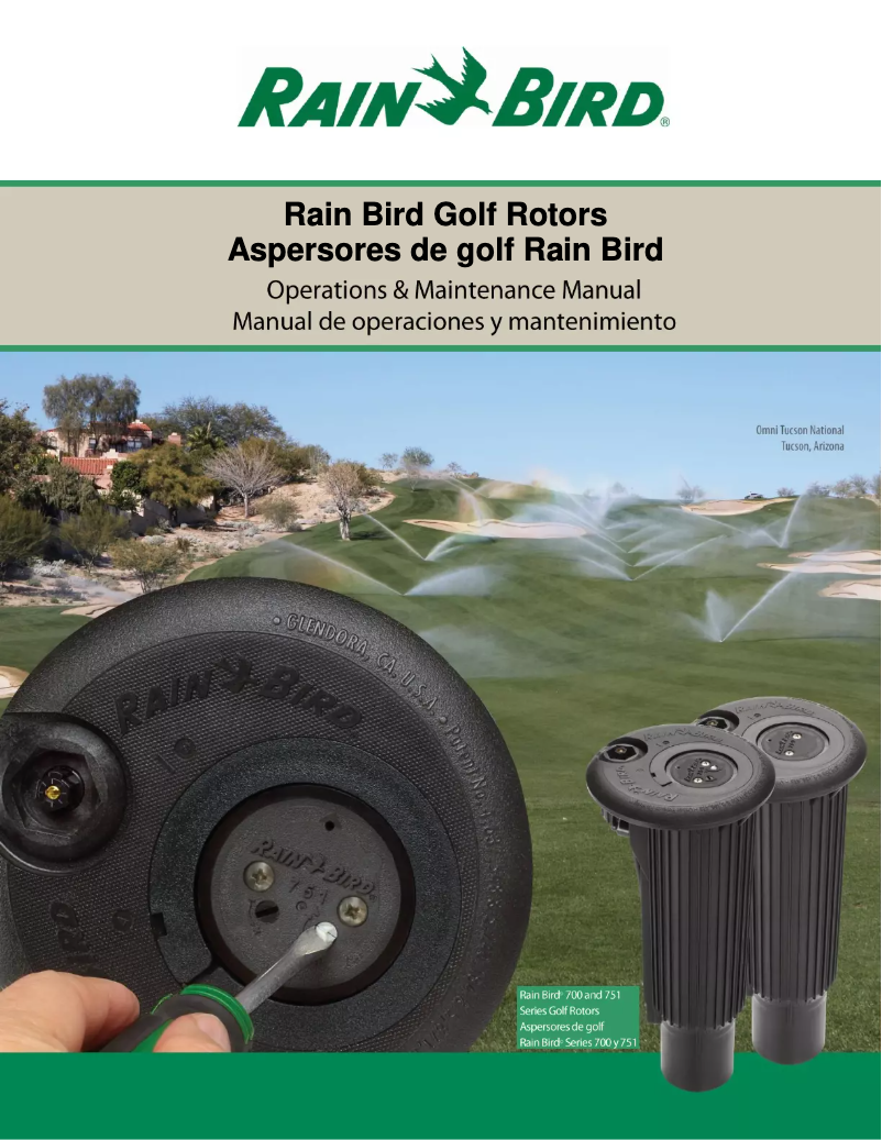 Page 1 de la notice Manuel utilisateur Rain Bird 550