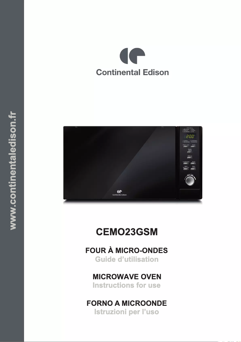 Image de la première page du manuel de l'appareil CEMO23GSM