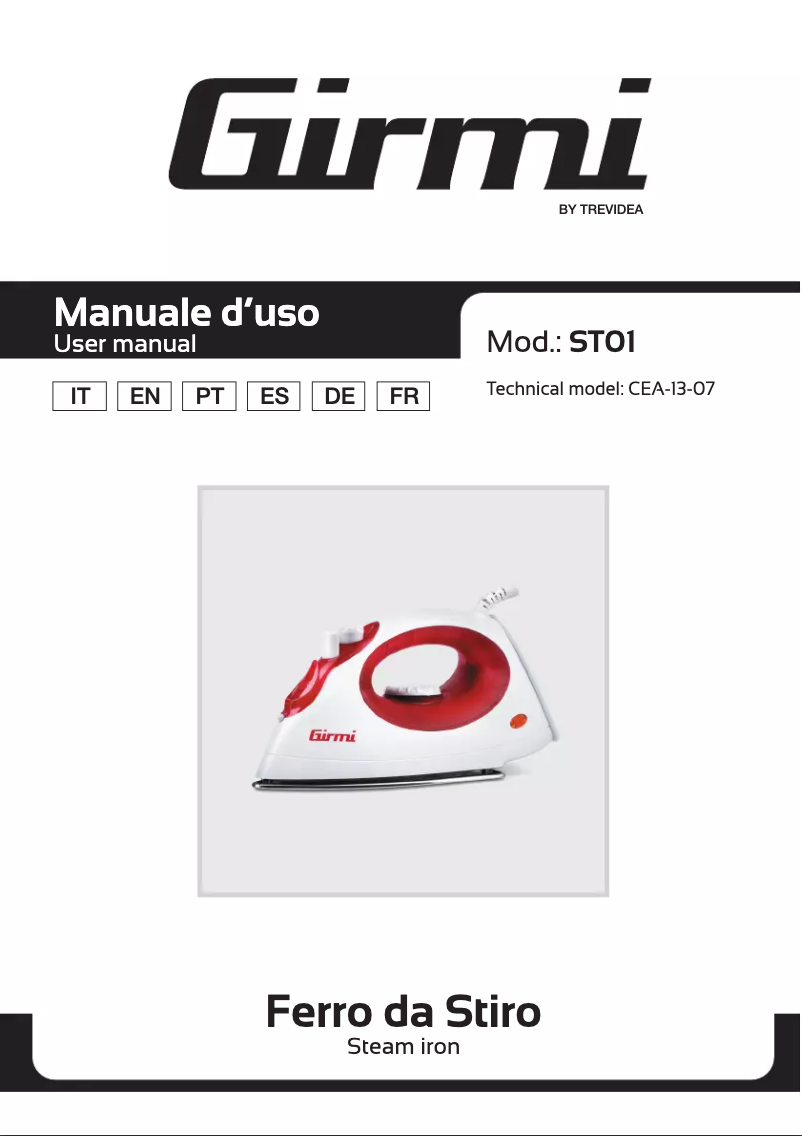 Página 1 del manual Manual de usuario Girmi ST01