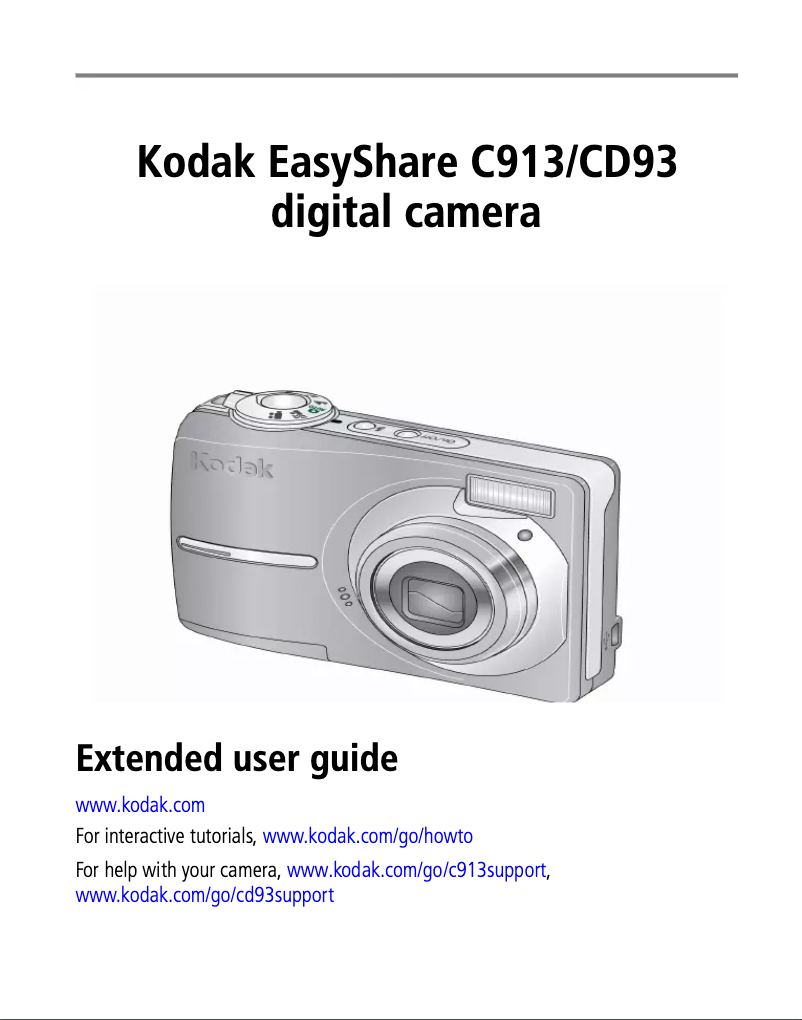 Página 1 del manual Manual de usuario Kodak C913