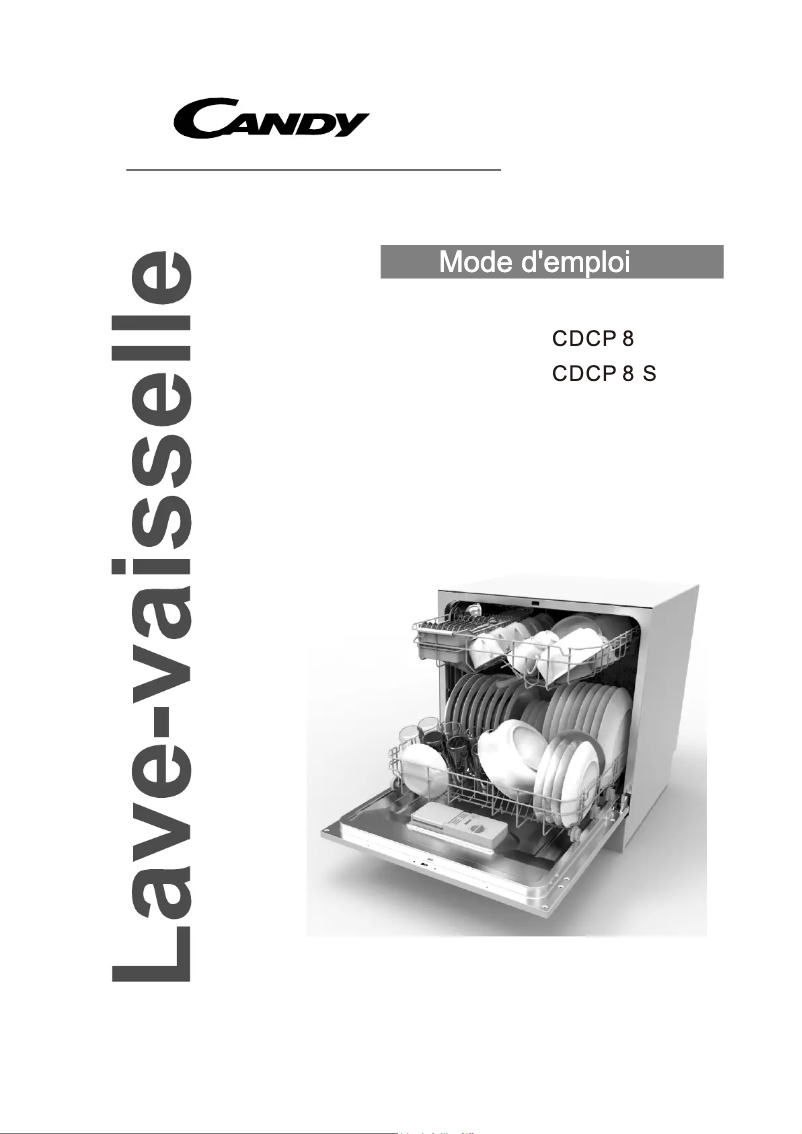 Page 1 de la notice Manuel utilisateur Candy CDCP 8
