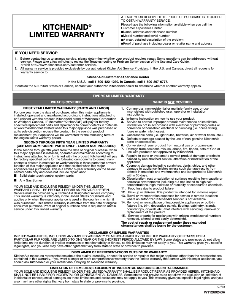 Imagen de la primera página del manual del dispositivo KFGC500JPA