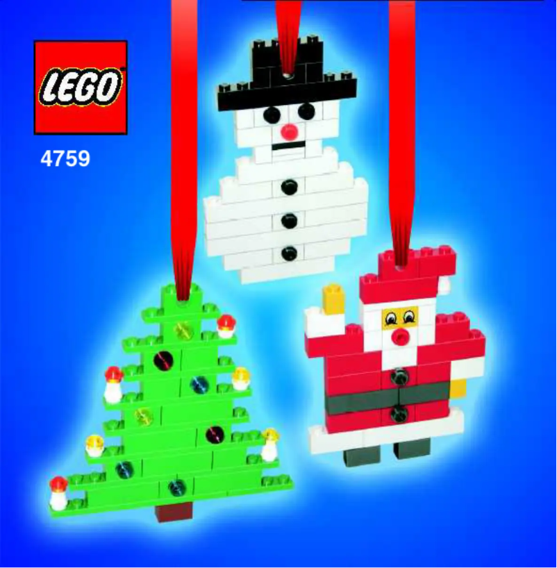 Page 1 de la notice Manuel utilisateur Lego Xmas Tree Deco & Gift Box
