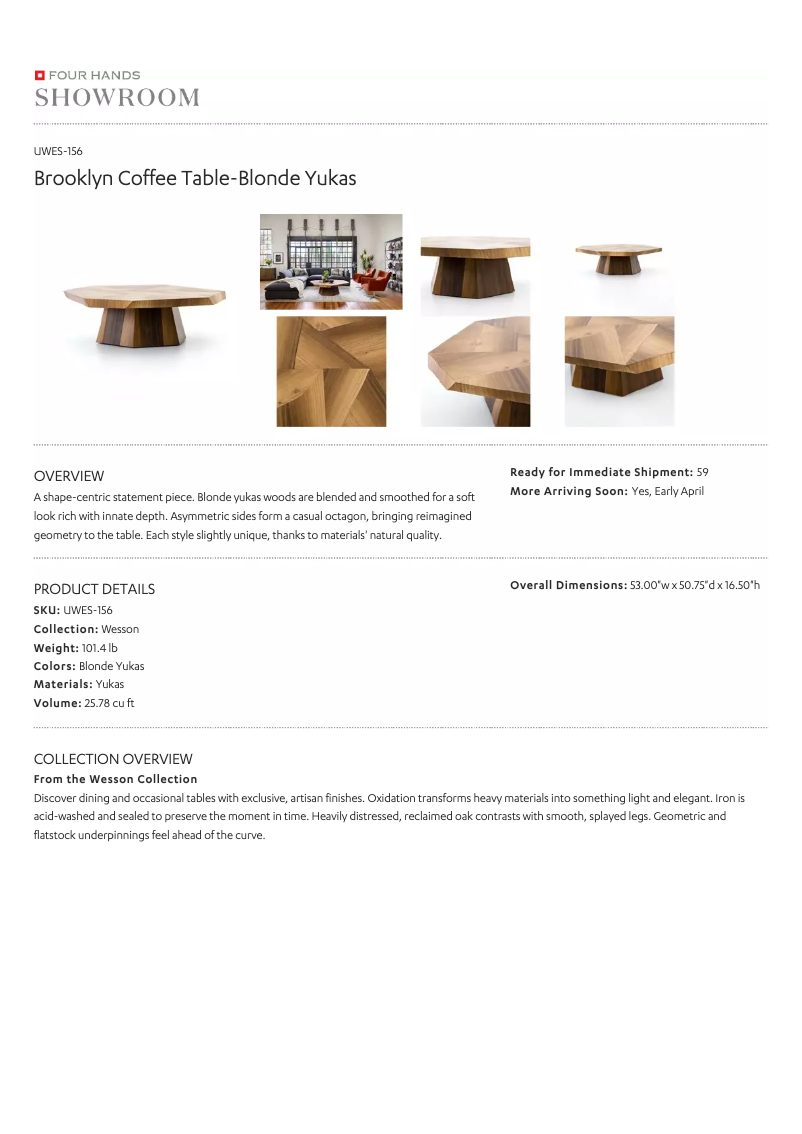 Page 1 de la notice Manuel utilisateur Four Hands UWES-156