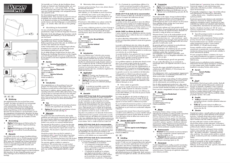 Image de la première page du manuel de l'appareil HG05433A