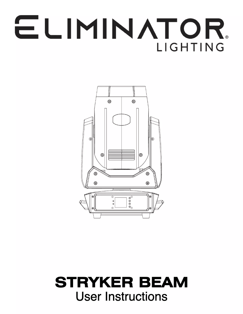 Image de la première page du manuel de l'appareil STRYKER BEAM