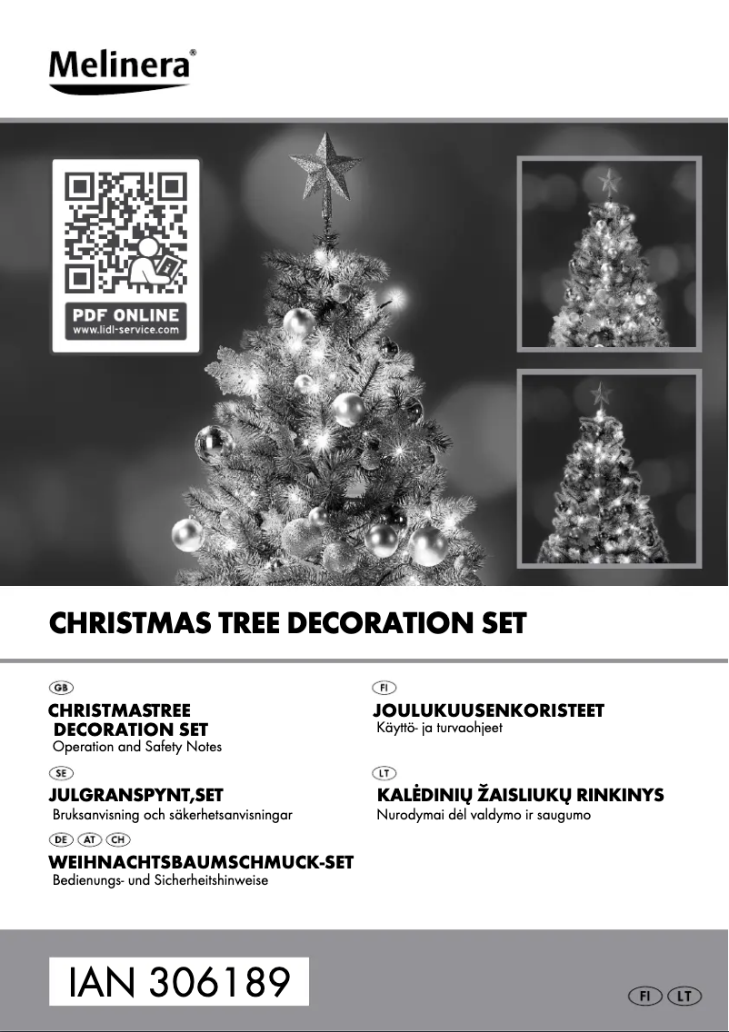 Page 1 de la notice Manuel utilisateur Melinera HG03911A