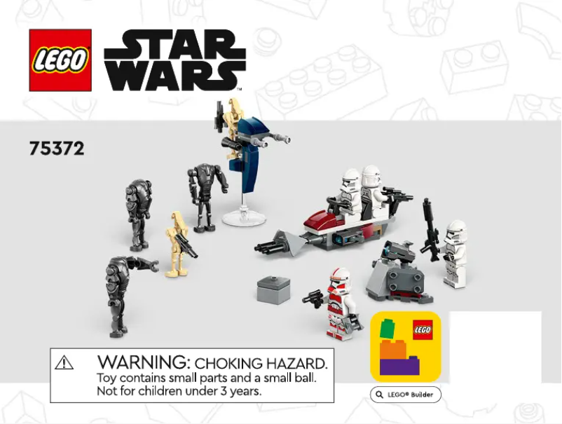 Page n°1 - Manuel utilisateur Lego Star Wars 75372