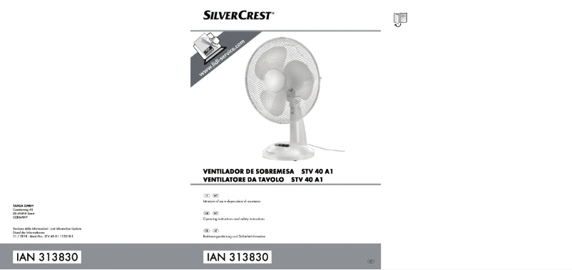 Page n°1 - Manuel utilisateur SilverCrest STV 40 A1