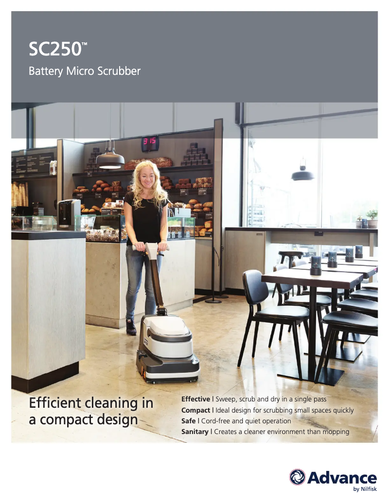 Page n°1 - Brochure Nilfisk SC250
