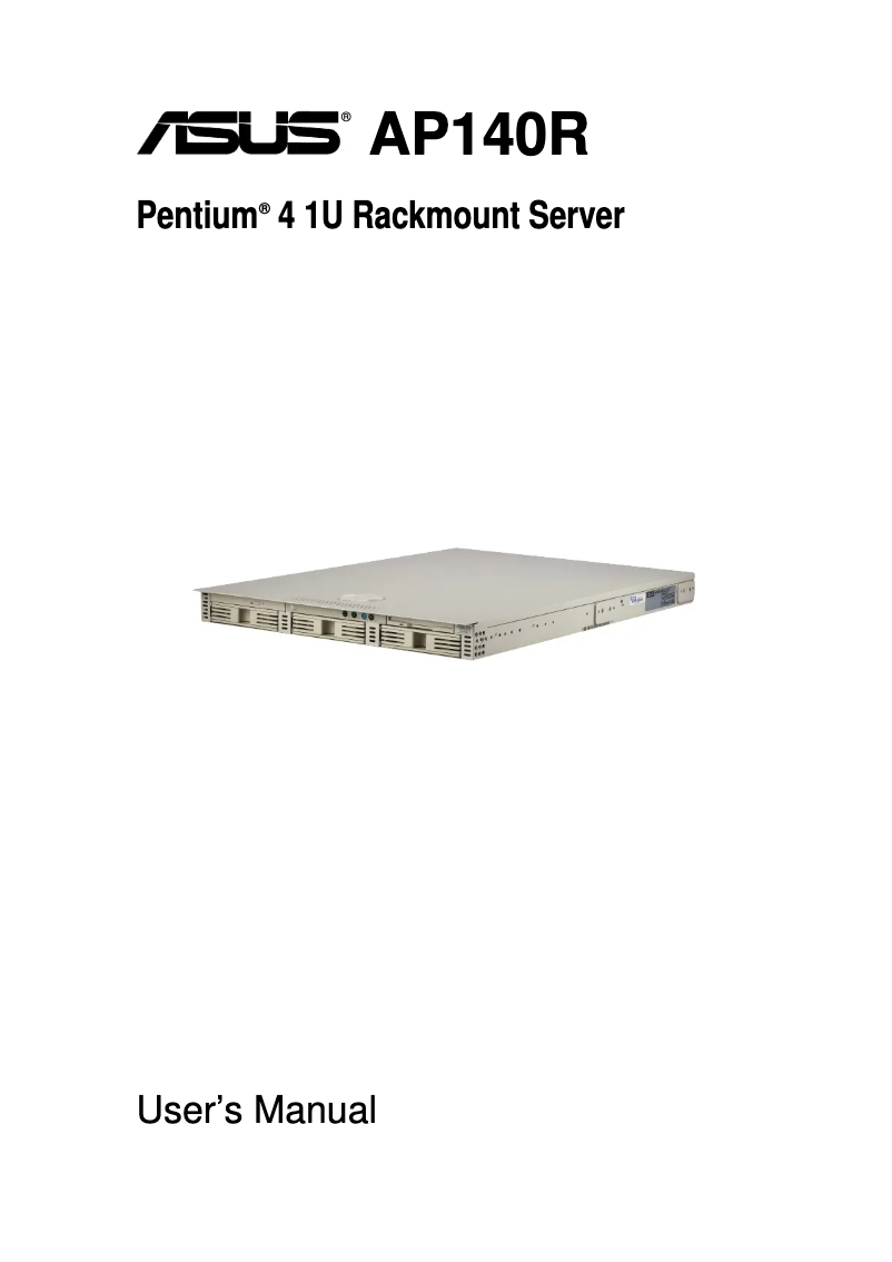 Page 1 de la notice Manuel utilisateur Asus AP140R