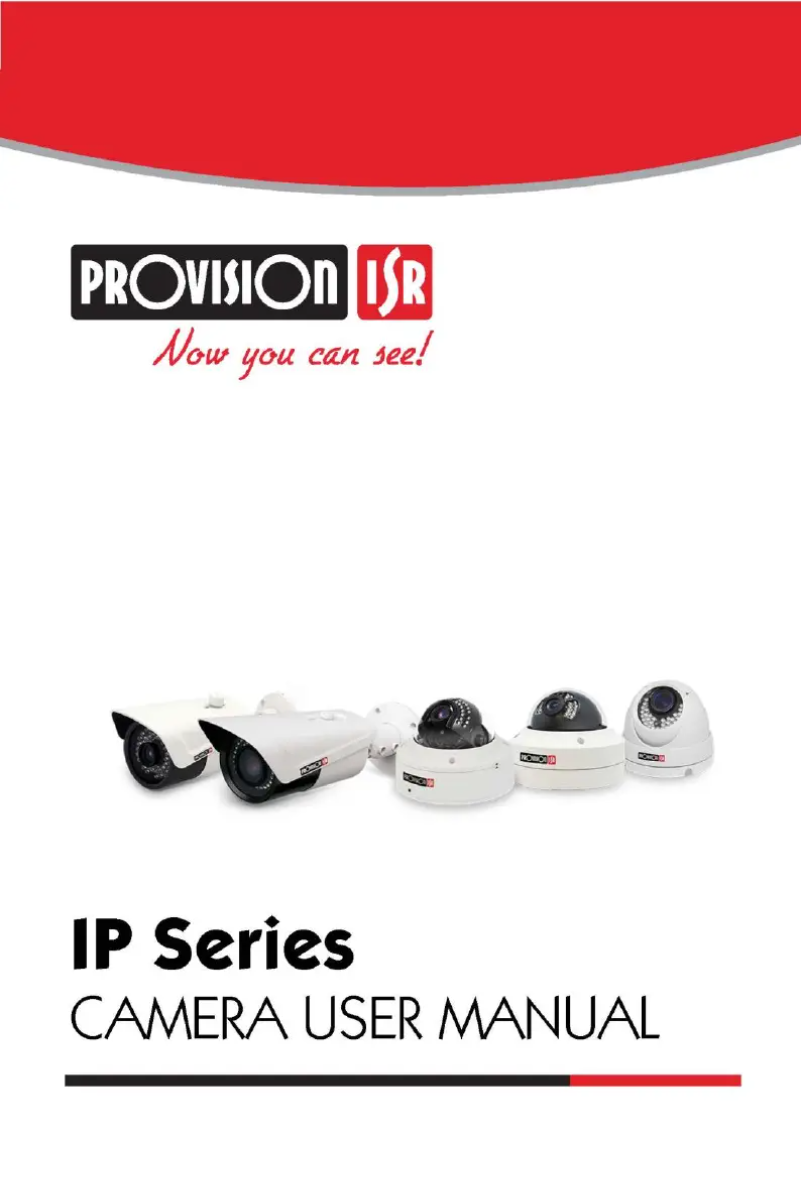 Page n°1 - Manuel utilisateur Provision-ISR I3-350IP5SMVF