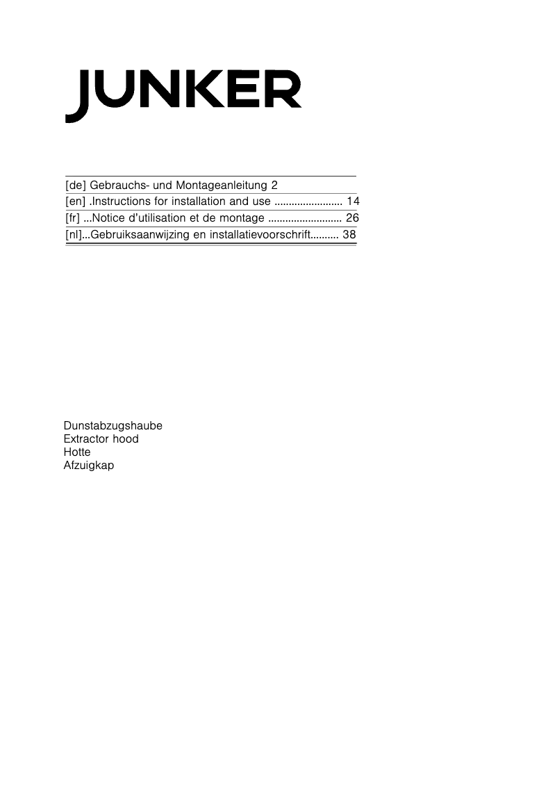 Image de la première page du manuel de l'appareil JD66SE52