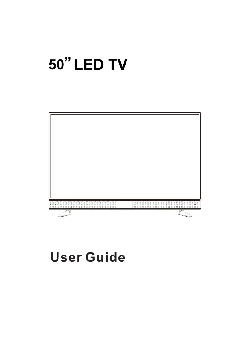 Image de la première page du manuel de l'appareil P50ANSMT-4K
