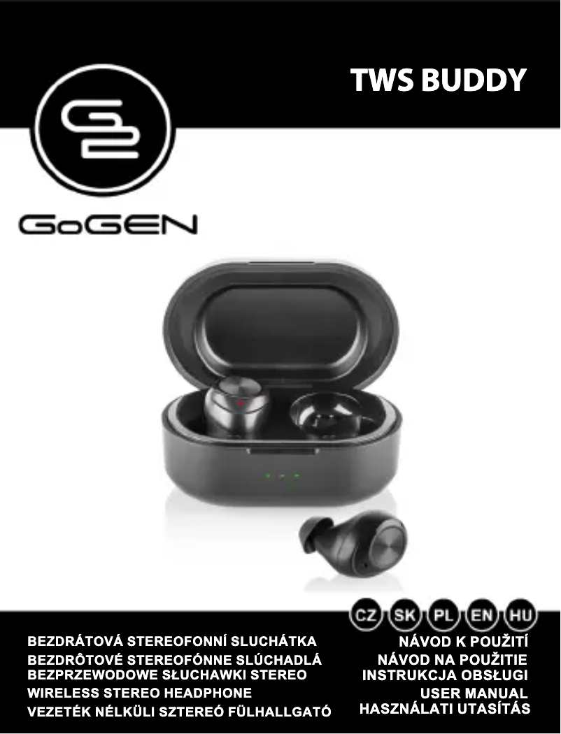 Image de la première page du manuel de l'appareil TWS BUDDY