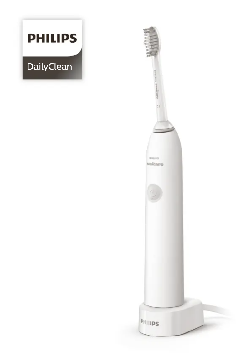 Página 1 del manual Manual de instrucciones Philips Sonicare DailyClean HX3714