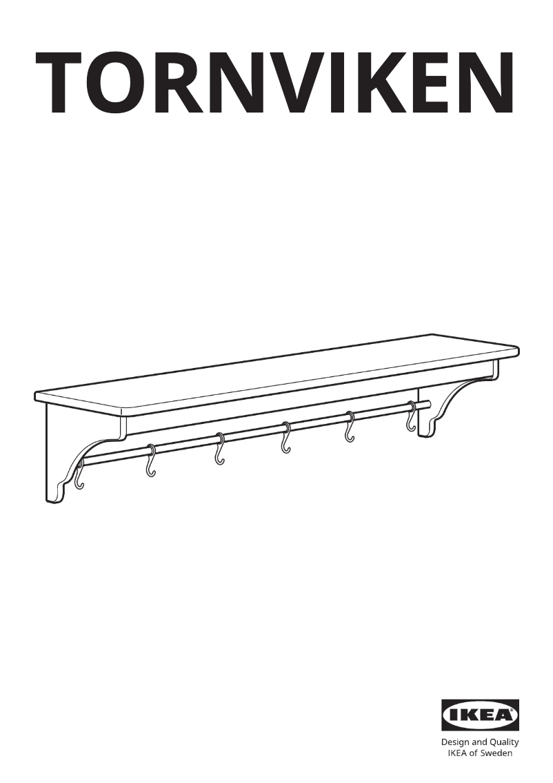 Imagen de la primera página del manual del dispositivo TORNVIKEN 803.916.60