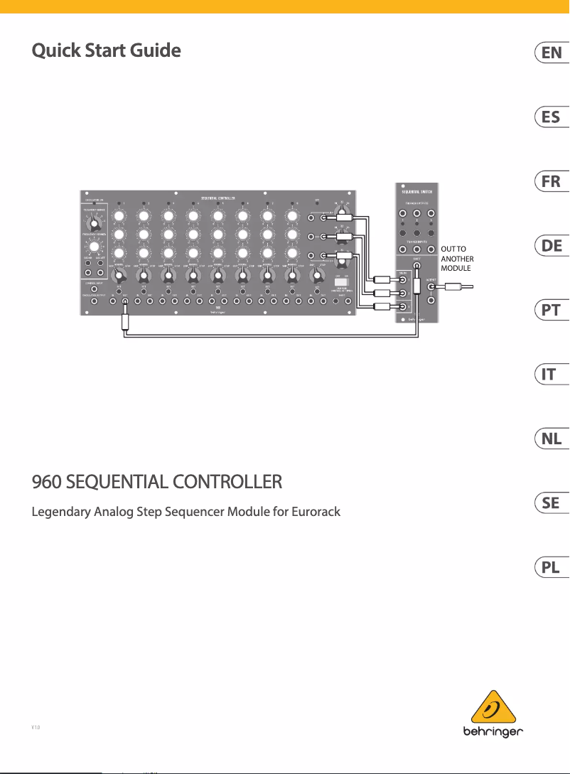 Image de la première page du manuel de l'appareil System 55 960 Sequential Controller