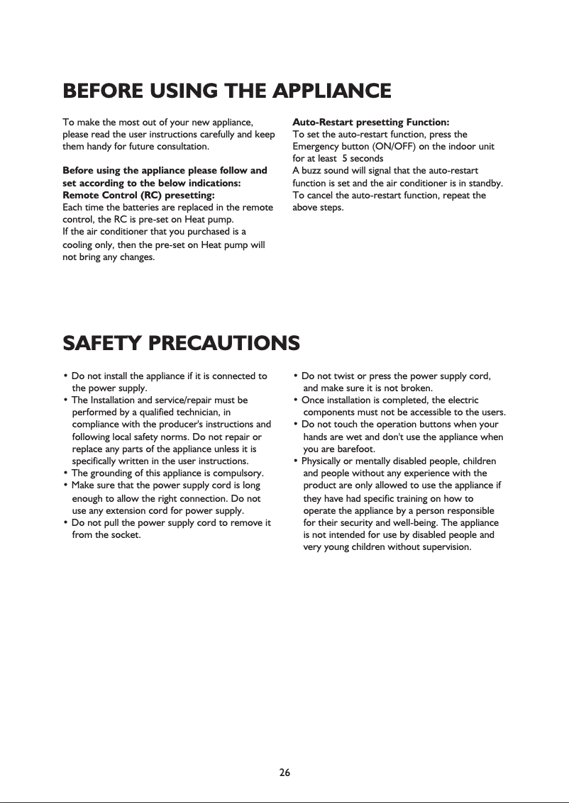 Page 1 de la notice Manuel utilisateur Whirlpool AMD 014/1