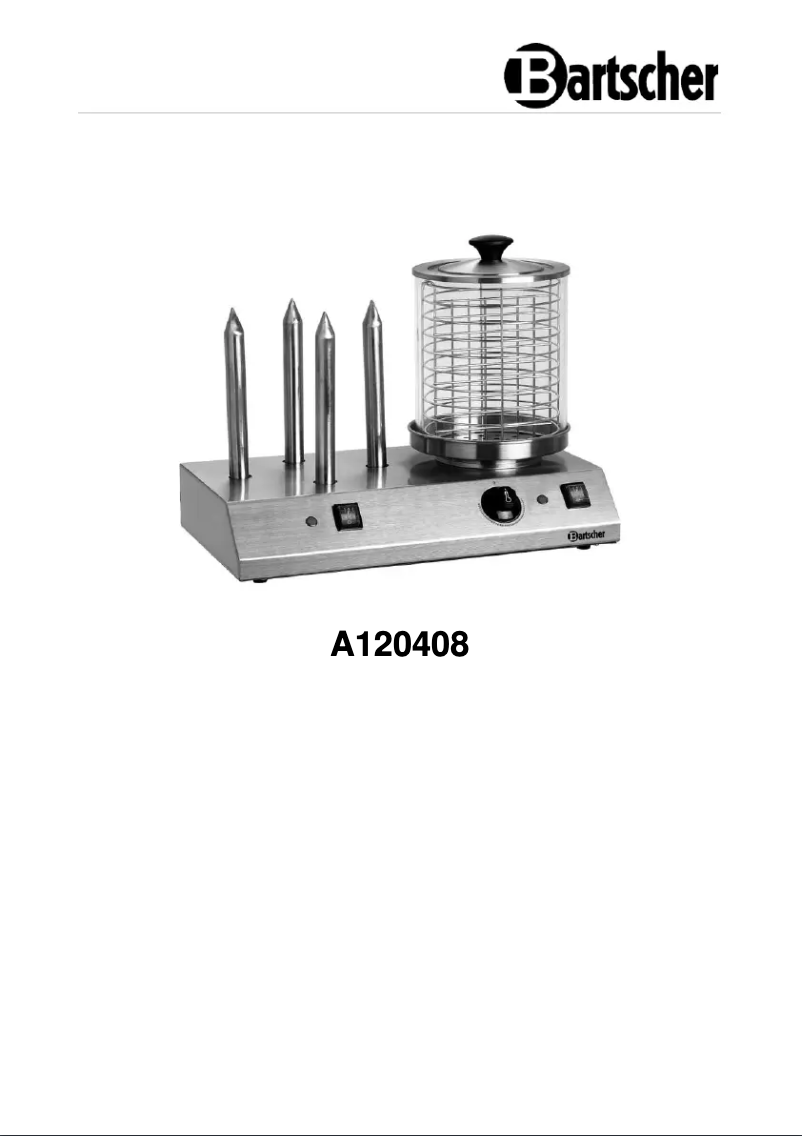 Image de la première page du manuel de l'appareil A120408