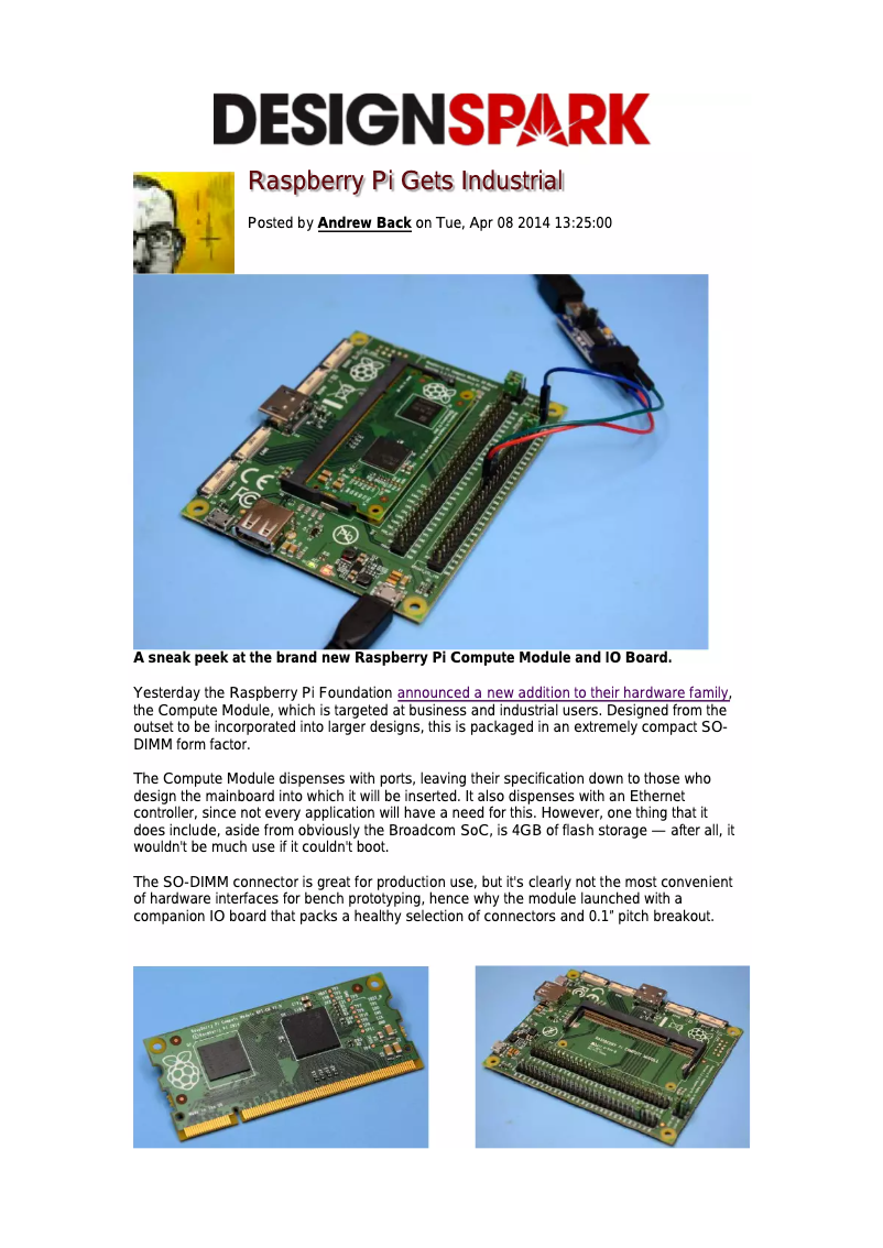 Page 1 de la notice Manuel utilisateur Raspberry Pi 8268825