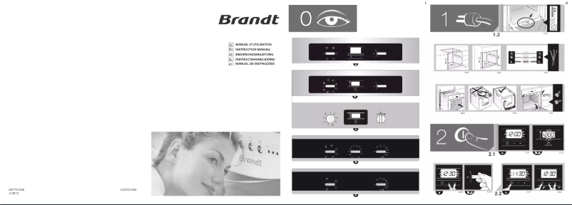 Page 1 de la notice Manuel utilisateur Brandt FC1141X