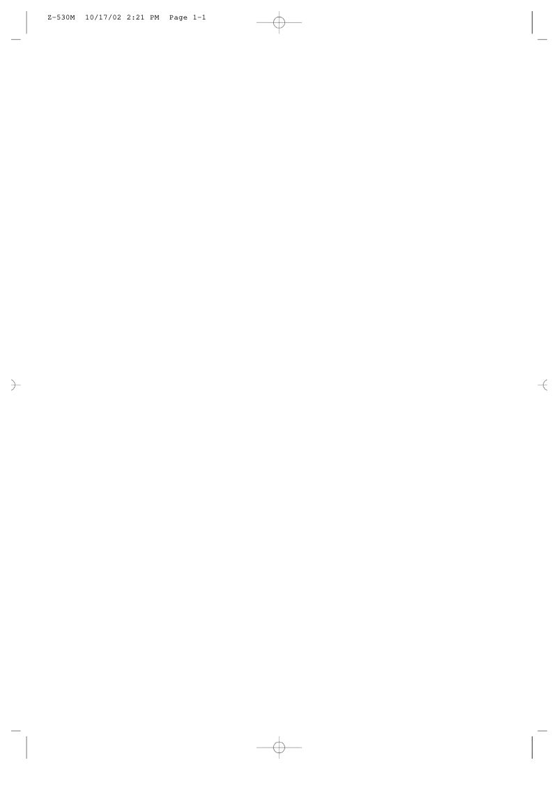 Page 1 de la notice Manuel utilisateur Samsung Z-530M