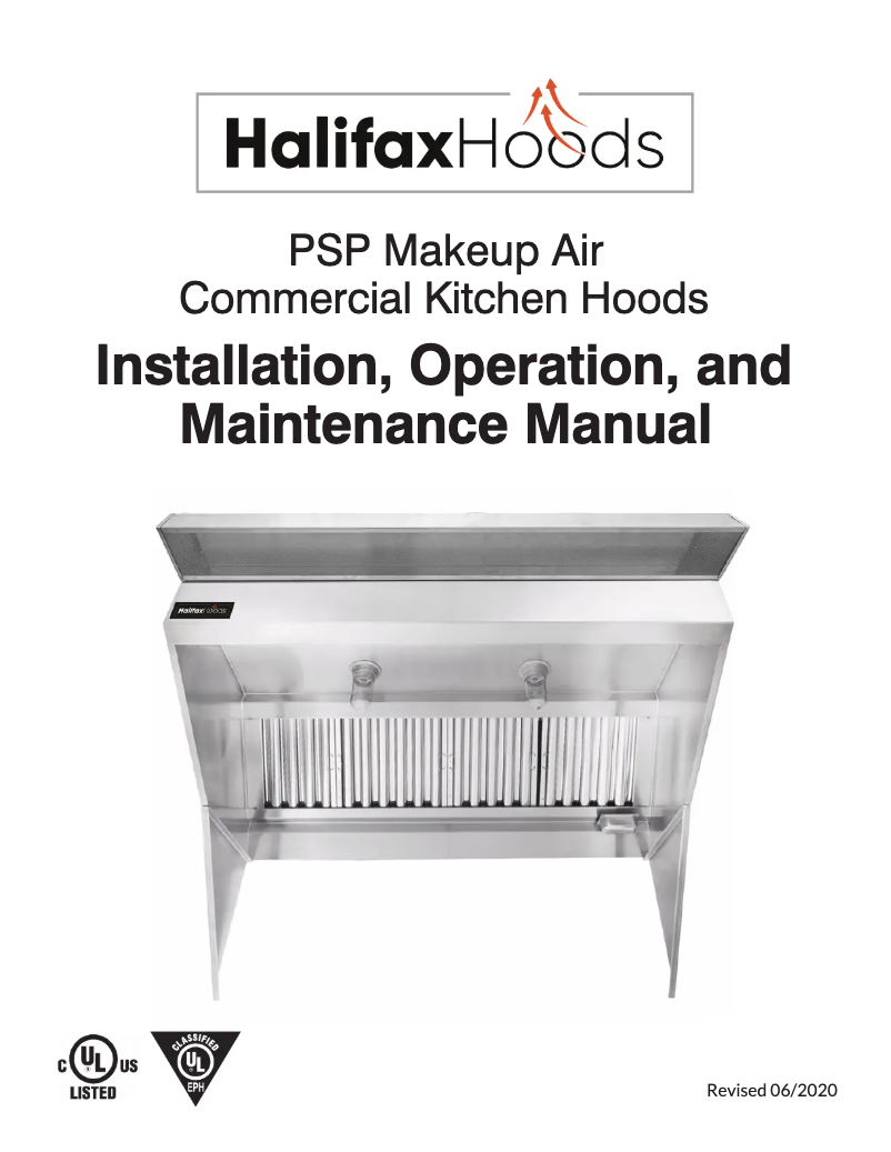 Page n°1 - Manuel utilisateur Halifax PSPHP548