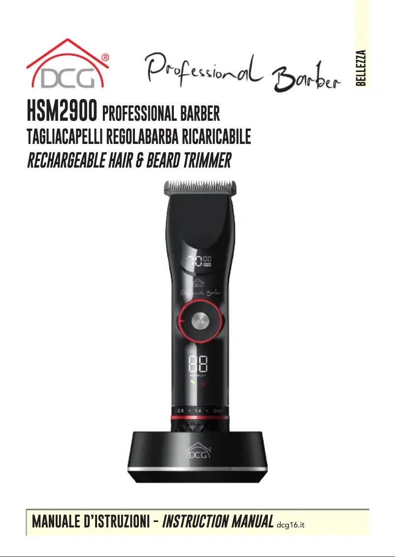 Page 1 de la notice Manuel utilisateur DCG HSM2900