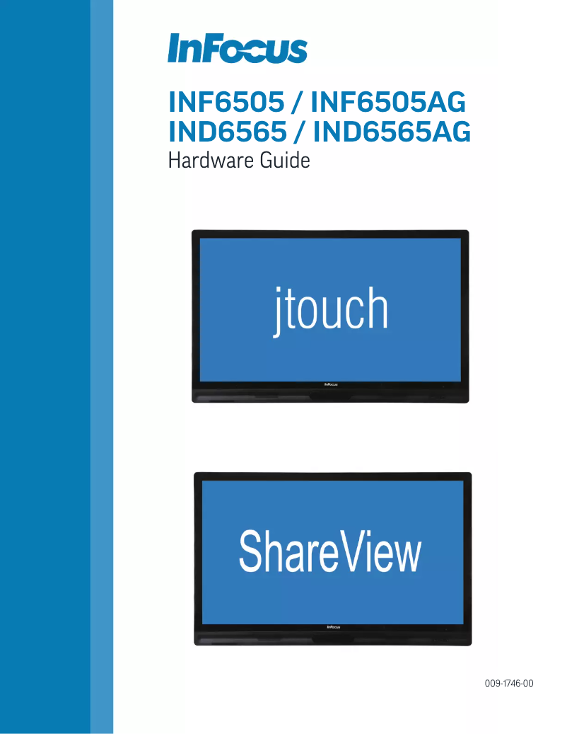 Page 1 de la notice Manuel utilisateur InFocus ShareView IND6565