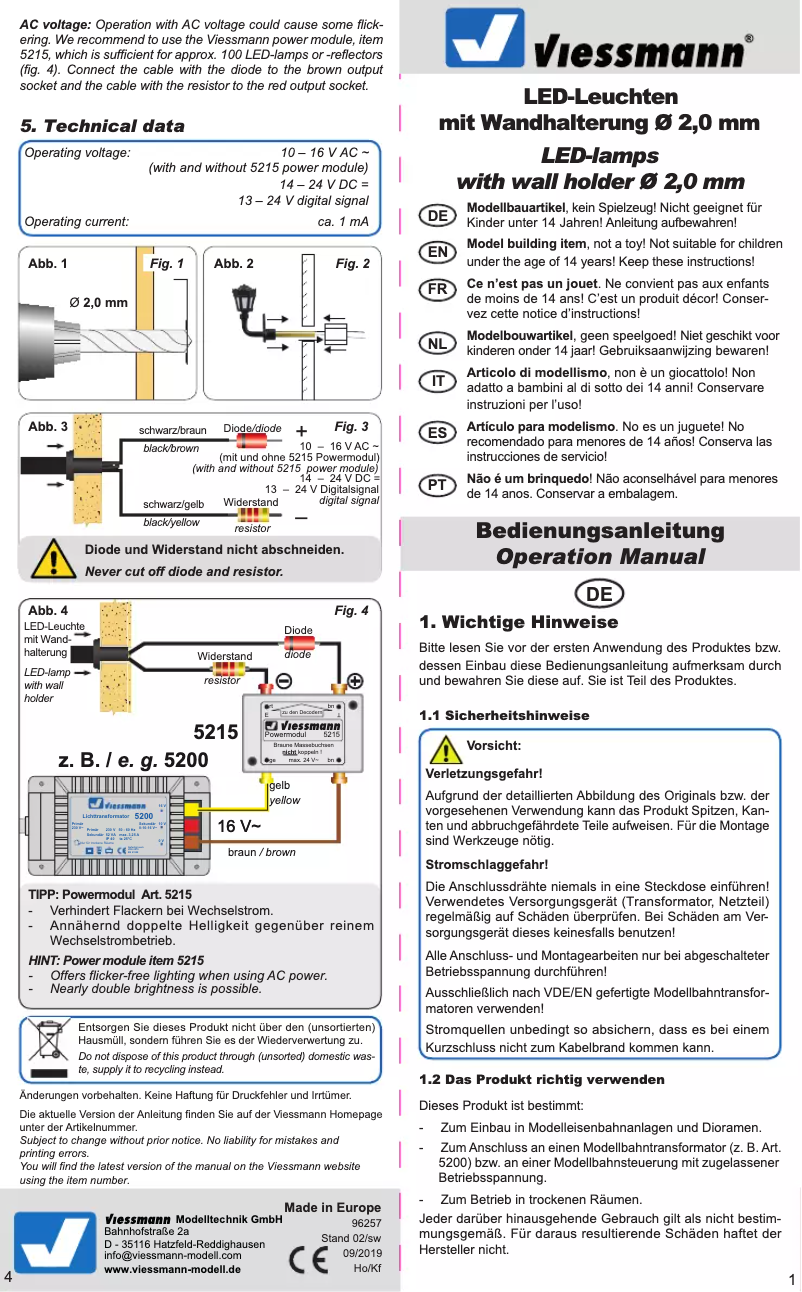Page 1 de la notice Manuel utilisateur Viessmann 6478