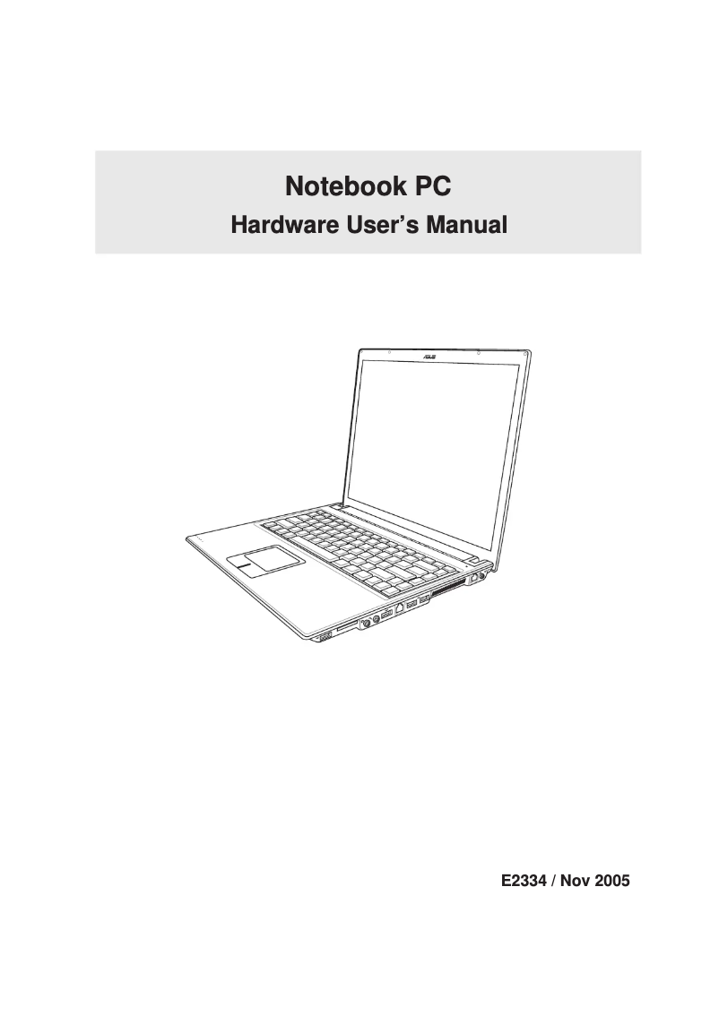 Page n°1 - Manuel utilisateur Asus V6J