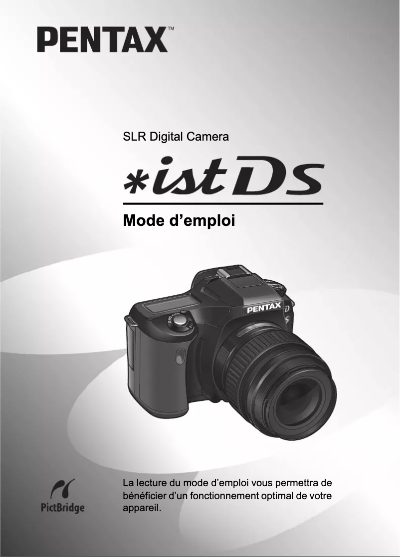 Page n°1 - Manuel utilisateur Pentax Ist DS
