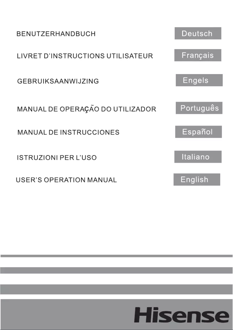 Page n°1 - Manuel utilisateur Hisense HTZ60235IC