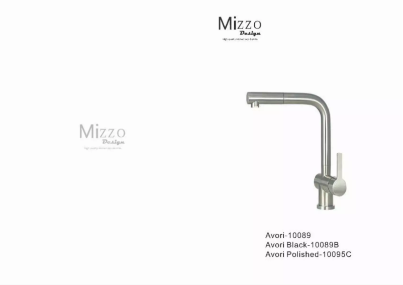 Imagen de la primera página del manual del dispositivo Avori-10089B