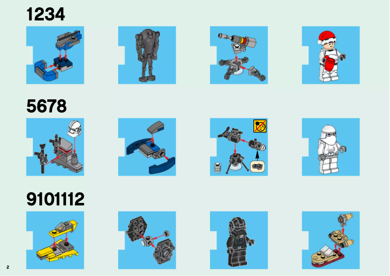 Página 1 del manual Manual de usuario Lego Star Wars 75056