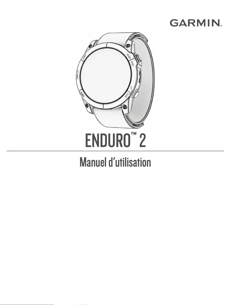 Page n°1 - Manuel utilisateur Garmin Enduro 2