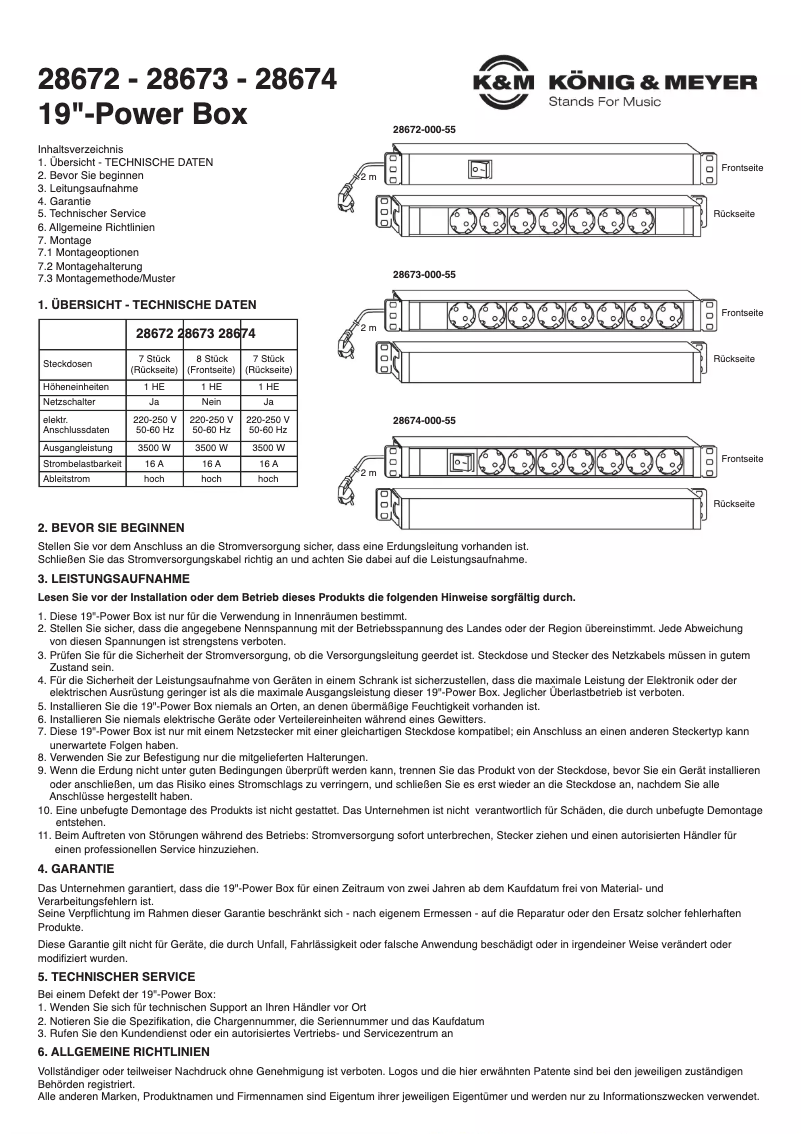 Image de la première page du manuel de l'appareil Power Box 28672