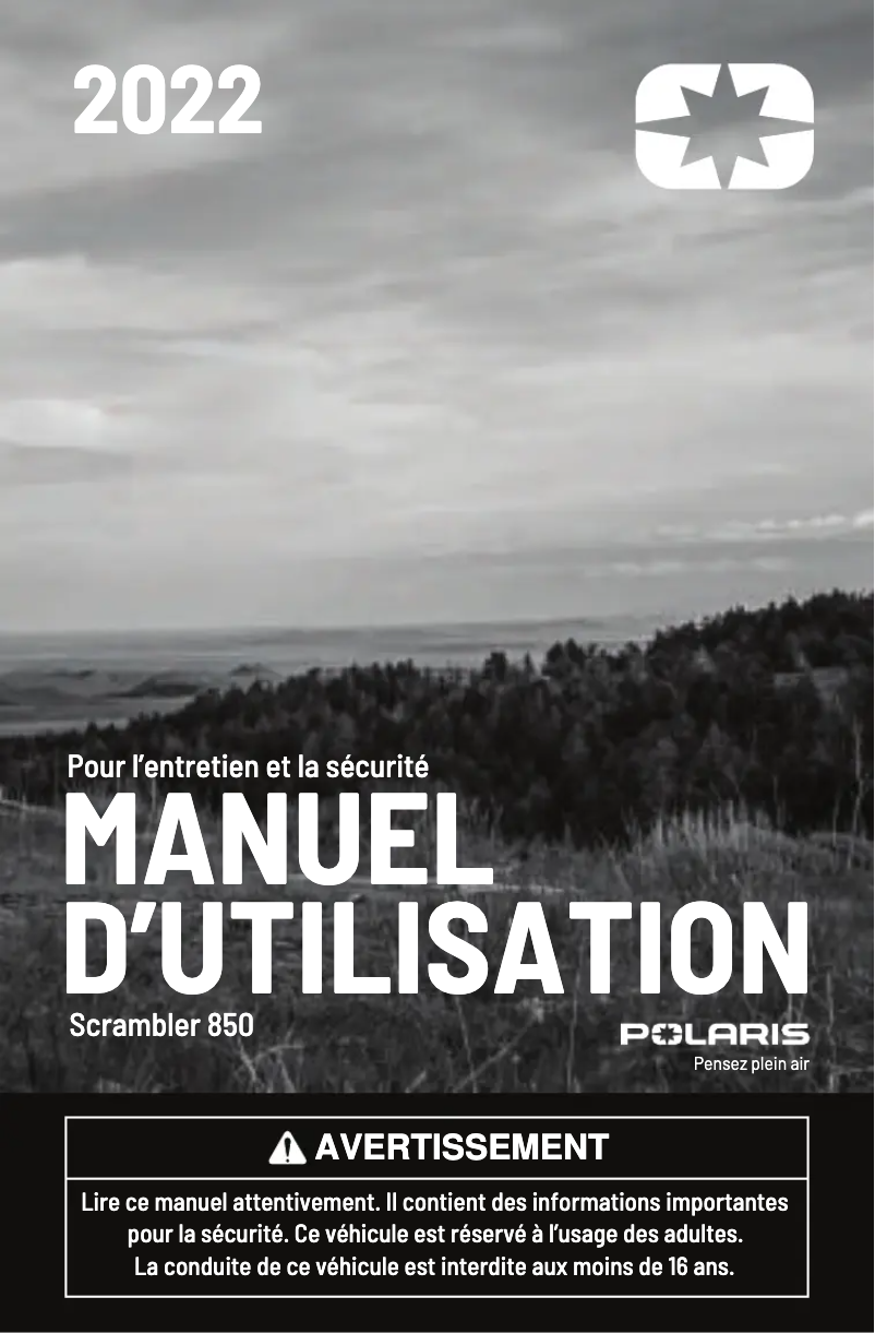 Imagen de la primera página del manual del dispositivo Scrambler 850 (2022)