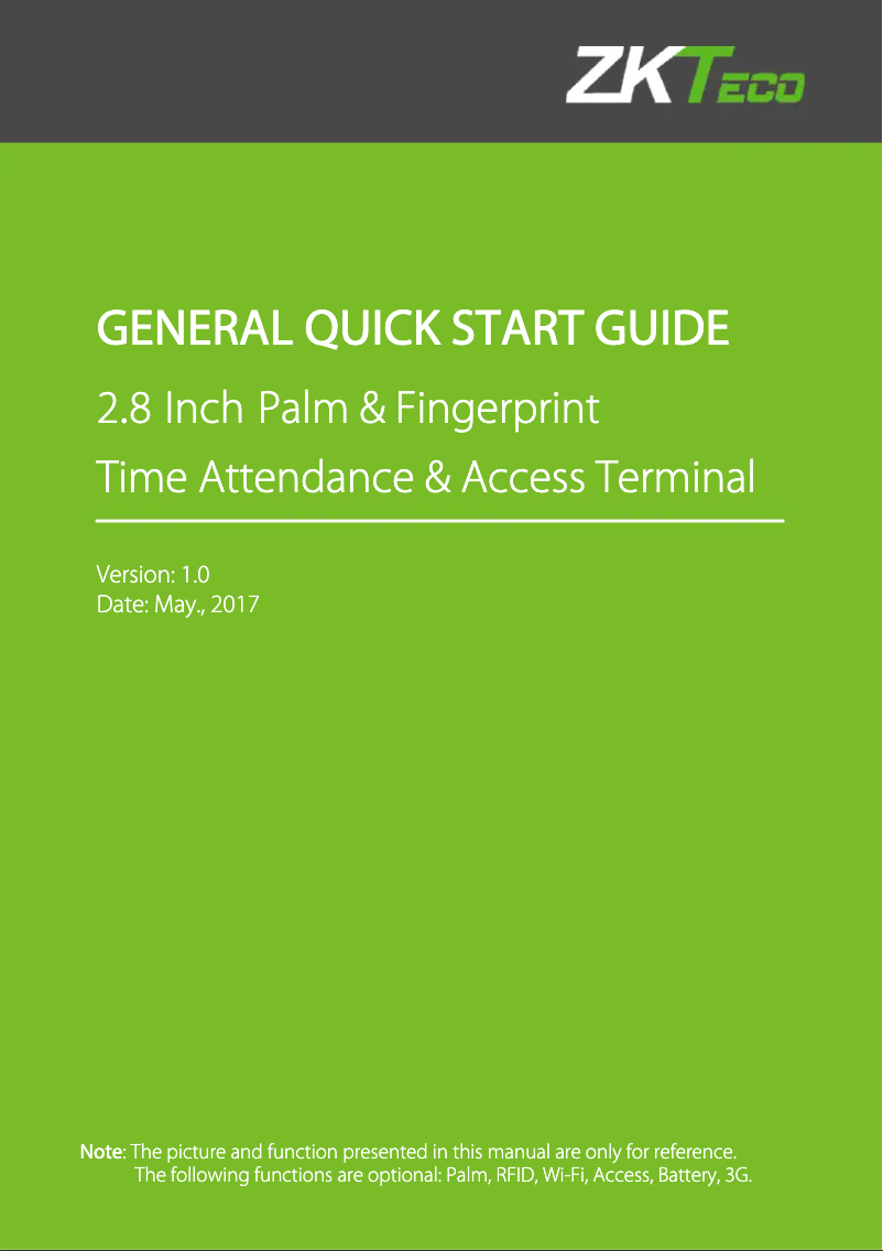 Image de la première page du manuel de l'appareil P260