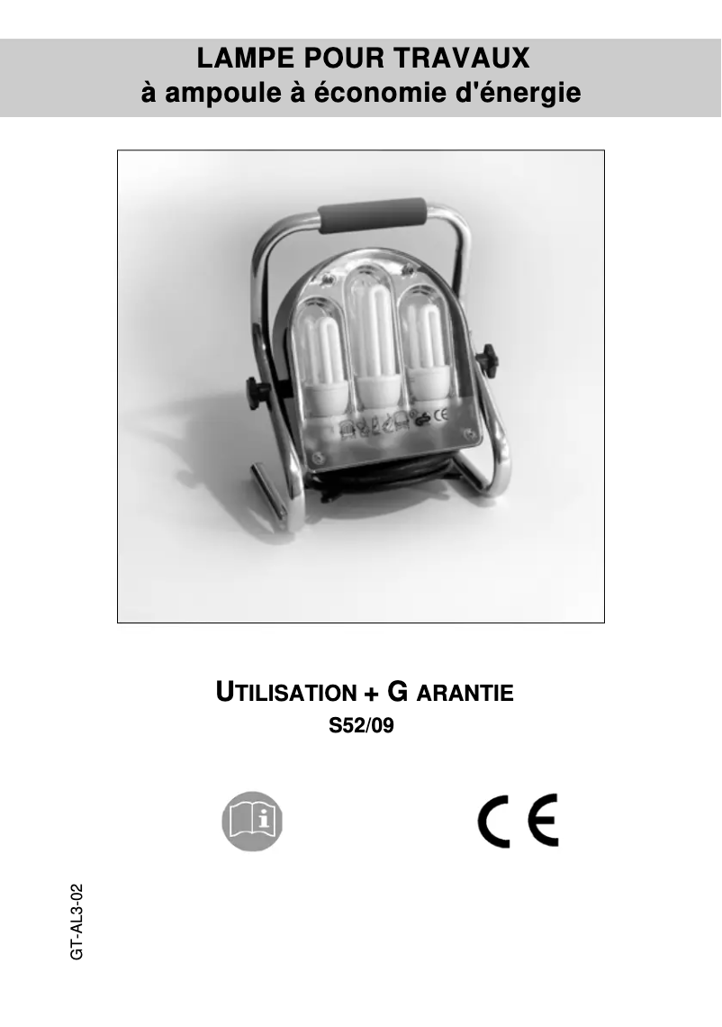 Image de la première page du manuel de l'appareil GT-AL3-02