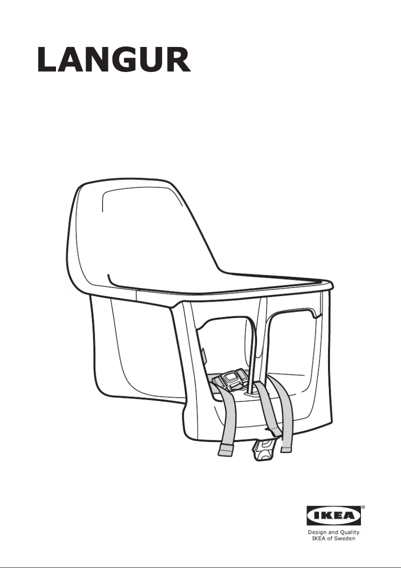 Page 1 de la notice Manuel utilisateur Ikea LANGUR