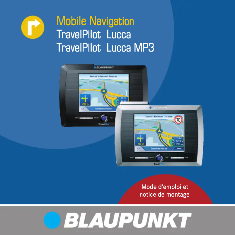 Página 1 del manual Manual de usuario Blaupunkt TravelPilot Lucca