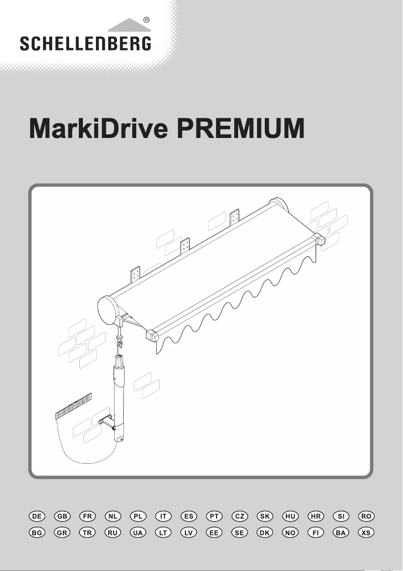 Page 1 de la notice Manuel utilisateur Schellenberg MarkiDrive PREMIUM
