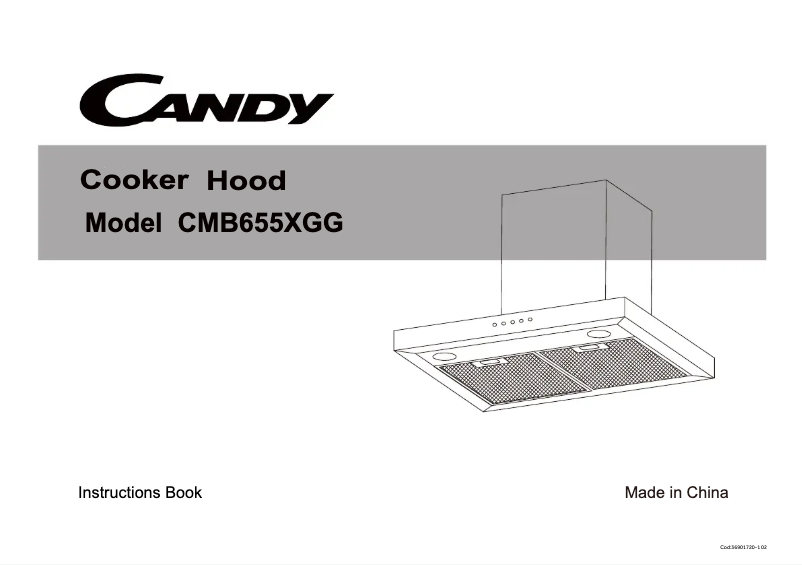 Page 1 de la notice Manuel utilisateur Candy CMB655XGG