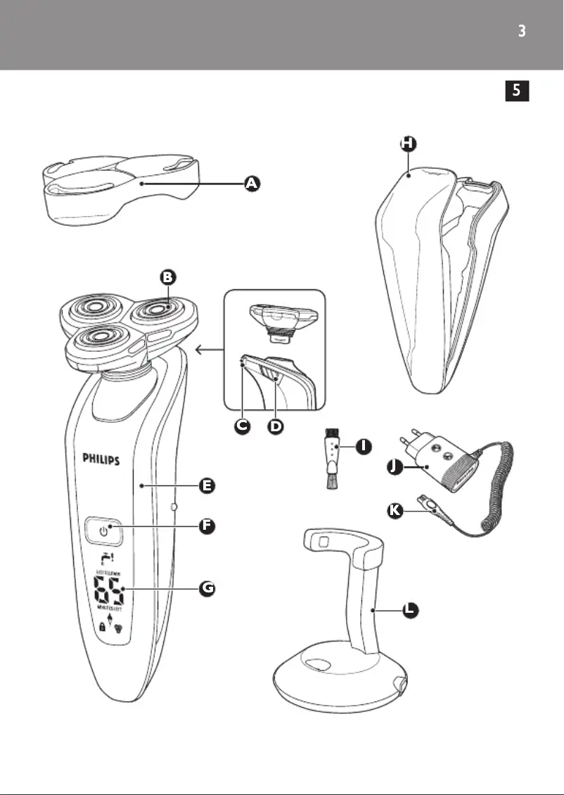 Page 1 de la notice Manuel utilisateur Philips Arcitec RQ1060