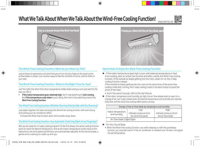 Page 1 de la notice Guide d'installation Samsung AR24NVPXAWKXCB