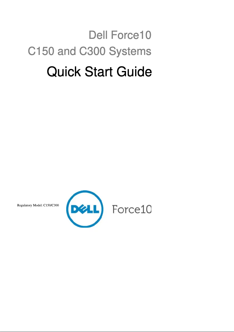 Page n°1 - Guide d'installation Dell C7008