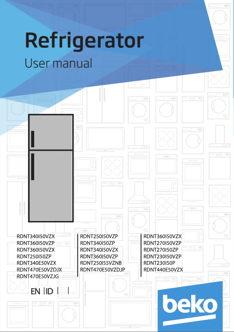Image de la première page du manuel de l'appareil RDNT470E50VZWB
